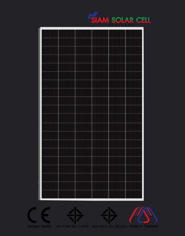 PV MODULE (Solar ppm 600W) มอก SolarPPM (Siam Solar Cell) · ผลิตในประเทศไทย